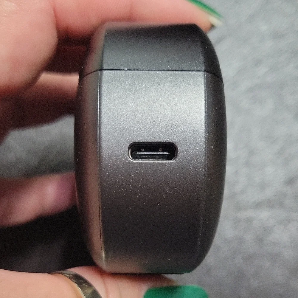 Gray Wireless Earbuds Charger